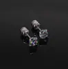 Suministro Transfronterizo Pendientes de Acero Inoxidable Bolas de Barro Clavos para Hélice de Oreja Pendientes de Perla Ópalo Pendientes al Por Mayor Comercio Exterior