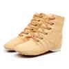 004 Zapatos de baile de jazz de caña alta para mujer, suela blanda, negros, botas profesionales de baile chino nuevas para adultos y niños