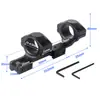 Braçadeira de nível para tubo 11mm 30/25.4 Suporte de nível Suporte de mira Anel de nível de bolha 11mm