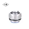 Tubo Metálico Flexible Tipo Dpj Conector Macho Galvanizado Roscado Externo Tipo Extremo Dkj Conector Lateral para Caja de Conducción Conexión a Panel de Caja