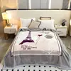 Manta Raschel Engrosada Manta Cálida de Invierno Manta Nube Manta de Terciopelo Doble Cara Colcha Manta de Regalo de Boda Venta al por Mayor