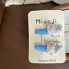 Nuevo Estilo Cuadros Lunares Forma de Corazón Pinza para el Cabello de Niños Goma para el Cabello Pasador Diadema