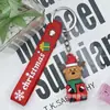 Chaveiro de Natal Transfronteiriço Papai Noel Boneco de Neve Pingente Decoração de Árvore de Natal Fofa Mochila Pingente Pequeno