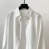 Camisa Casual Versátil Juvenil Colorida Doce com Gola Reversível, Nova Coleção Verão 2025 Estilo Coreano Moda Doce Feminina de Manga Longa