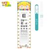Régua de altura para educação infantil, gráfico visual infantil, adesivos de parede de desenho animado, presentes maternos e infantis, adesivos de decoração para casa, suprimentos de barraca
