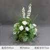 Novo Arranjo Grande de Chão para Casamento Banquete de Noivado Flor Artificial de Seda Acabado Arranjo Floral Decorativo Corredor Arte Floral para Casamento