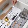 Al por mayor transfronterizo Hogar Cocina Cajón a prueba de polvo Dieléctrico Vajilla Caja de almacenamiento Cuchillo, Tenedor y Cuchara Palillos Caja de almacenamiento