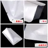 Bolsa de papel de aluminio puro engrosado, bolsa de vacío para mascarillas faciales, envasado de alimentos, máquina de vacío por compresión, papel de aluminio, bolsa para alimentos cocidos y carne