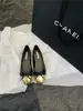 Zapatos de Ballet Planos Nuevos 2026 con Punta Redonda y Lazo, Suela Suave Estilo Chanel, Zapatos Planos Ligeros con Bloques de Color