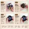 Kit de Materiales DIY para Imán de Refrigerador de Nácar, Estilo Chino Tradicional Hecho a Mano Fragmentos de Concha Semiacabados Imán Magnético para Refrigerador
