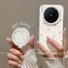 Adequado para capa de celular vivox300s estilo coreano desenho animado x100 toque premium garota fofa nicho 200 bolinhas laço