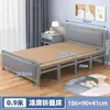Cama plegable de hierro para una persona de doble capa con 60% de descuento, modelo nuevo del fabricante, cama plegable para siesta en la oficina, cama plegable con colchoneta refrescante
