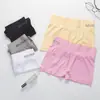 Novas Cuecas Boxer Japonesas Sem Costura Novas Calças de Segurança Sem Costura Shorts de Cor Sólida Cuecas Boxer para Meninas Estudantes Produtos Nus