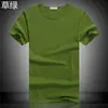 Camiseta de Manga Corta para Hombre Talla Grande Camiseta Básica Color Sólido Negro Puro Blanco Puro Cuello Redondo Ropa de Verano Otoño Estilo Coreano de Moda Corte Ajustado