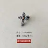 Pendientes Góticos de Cruz con Nicho, Personalidad Estilo Oscuro para Mujer, Exquisitos y de Alta Gama, Pendientes de Corazón con Circonita Estilo Dulce y Fresco
