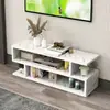 Mueble de TV Sencillo Sala de Estar Largo Almacenamiento en Piso Mueble de Pared Apartamento Pequeño Moderno Minimalista Casa de Alquiler Mueble de TV