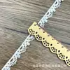 Nova renda de bordado leve de poliéster solúvel em água fita de 1CM de largura bordado de código de barras vestido de noiva acessórios para roupas infantis acessórios atacado