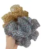Névoa de Verão~Scrunchie de Organza Verde Menta para Mulheres, Acessório de Cabelo Elegante e Estiloso, Novo Elástico para Coque
