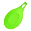 Alfombrilla para Cuchara Fácil de Limpiar, Alfombrilla para Cuchara de Plato de Sabor Multicolor TPE, Alfombrilla para Cuchara Resistente a Altas Temperaturas, Alfombrilla para Cuchara Anti-quemaduras para Plato de Sabor de Cocina