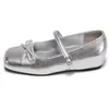 Elegantes sapatos de salto baixo estilo francês com bico quadrado e laço, sapatilhas versáteis com salto oculto, sapatos Mary Jane para mulheres, perfeitos com vestidos