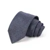 Gravata Masculina para Negócios, Banquete, Uso Casual, Gravata de Luxo, Estampa Jacquard de Seda Poliéster, Logo Bordado, Atacado Personalizado