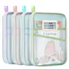 Bolsa de Clasificación de Asignaturas Bolsa de Archivo de Malla Transparente Cremallera Apertura Grande Bolsa de Mano para Estudiantes para Libros Uso para Exámenes Bolsa para Tutorías