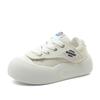 [Personalizado] Xqs66 Novo Outono 2024 Sapatos Femininos de Lona Mais Fáceis de Combinar Respiráveis Combinação de Cores Uso Casual Resistente ao Desgaste Sola Grossa