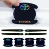 Producto Nuevo para Coche: Pegatinas Láser Adhesivas para Manijas de Puerta, Anti-Rayaduras, Resistentes al Desgaste, Anticolisión, Tiras Anticolisión Negras y Blancas para Puertas de Coche