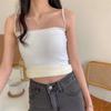 1806 Chaleco Cálido con Forro Polar para Mujer Ropa Exterior Camiseta Base Gruesa Top sin Mangas Espalda Hermosa Otoño e Invierno Tirantes Internos