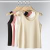 Camisole Versátil de Verão e Primavera, Estilo Solto Preguiçoso, Camada Base para Mulheres, Adequada para Usar Fora, Top sem Mangas que Cobre o Corpo