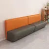 Organización de capacitación Peluquería Sala de espera y descanso Sofá pequeño Sofá largo ondulado Silla sin respaldo Taburete