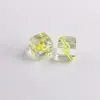 Cor de gelo transparente núcleo tingido furo inclinado contas quadradas de 13MM pulseira DIY corrente de celular acessórios de joalheria materiais de contas artesanais