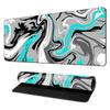 Mouse Pad Abstrato Fluido, Extra Grande para E-Sports, Estendido para Teclado de Computador, Antiderrapante, Suporta Personalização para E-Sports