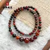 Colar com Corrente de Torre de Ágata Calcedônia Verde Natural para Mulheres, Corrente Mãe de Calcedônia Branco Gelo, Corrente de Torre, Contas Redondas Florais Naturais, Colar de Jade