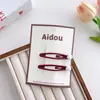 Estilo Coreano Estilo Ins Flor de Pérola Vazada Presilha BB Grampo de Cabelo Elegante Fashionável Presilha Lateral para Franja da Testa Grampo de Cabelo para Mulheres