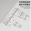 Bisagra Plana de Acero Inoxidable Personalizada Silenciosa Engrosada para Gabinete Doméstico Puerta de Dormitorio Rodamiento Plano Bisagra Plegable Bisagra