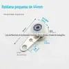 Puleia de fábrica no atacado ranhura de montanha trilho de porta de correr puleia de vidro volante duplo puleia de porta de correr de vidro de aço inoxidável
