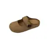 Medias Pantuflas Cerradas de Suela Gruesa Estilo Retro para Mujer, Nuevo Modelo 2026, Primavera y Otoño, Sensación de Alta Gama, Suela Suave, Sandalias Casuales Cómodas
