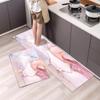Alfombra de cocina, alfombra de baño, alfombra de baño resistente a la suciedad, alfombra para pies, alfombra de tela de generación transfronteriza, buen cuidado