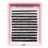 Amazon Venta Caliente Transfronteriza Set de Pestañas Postizas DIY Pegamento Caliente Racimo Individual Auto-injerto Grueso Natural Al por Mayor