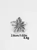 Botones Decorativos Metálicos de Flor Estilo Retro para Abrigo Cardigan Botones Decorativos Cosidos a Mano Accesorios de Ropa DIY Listos para la Venta