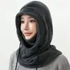 Gorro a Prueba de Viento para Ciclismo de Invierno, Gorro de Esquí Antihielo, Máscara Facial Cálida, Gorro, Cuello Protector, Máscara Facial a Prueba de Frío Tres en Uno