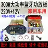 Placa Amplificadora de Alta Potencia Bluetooth 220V Fiebre Núcleo de Subwoofer para Coche 12V Placa Base de Circuito de Altavoz para Coche 300W