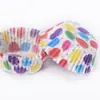 Vasos de Papel para Pasteles Pequeños, Paquete de 100, Resistentes a Altas Temperaturas, Forros para Hornear a Prueba de Grasa, Exclusivamente para Ventas Transfronterizas, Adecuados para Vasos de Helado Mochi de Nieve