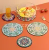Alfombrilla de Té Resistente al Calor de Madera, Posavasos, Base Aislante, Bonita Alfombrilla para Mesa de Comedor, Alfombrilla Protectora contra Quemaduras, Alfombrilla de Goma de Alta Calidad, Alfombrilla para Platos