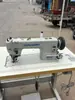 Máquina de Costura Usada para Atacado, Material Médio-Espesso, com Cortador Automático, Alimentador por Agulha, Alimentador Duplo (Superior e Inferior), Máquina de Costura Reta para Solados Grandes
