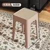 2025 Nova Cadeira de Jantar Estilo Chinês Silenciosa Antiderrapante Cadeira para Mesa de Jantar Doméstica Sala de Estar Aluguel Cozinha Especial Rattan Artificial