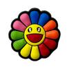 Venta al por mayor del fabricante Serie Girasol Charms para Zapatos Material de Goma Blanda Accesorios Hebillas para Zapatos Moda Casual Accesorios para Zuecos