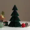Árvore de Natal de Papel Transfronteiriça Enfeites de Escritório Enfeites de Mesa para Casa Árvore de Natal Conjunto de Decoração de Natal Natal