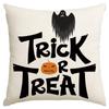 Temu amazon transfronterizo halloween almohada funda de almohada parodia funda de cojín de noche funda de cojín decoración de fiesta de calabaza